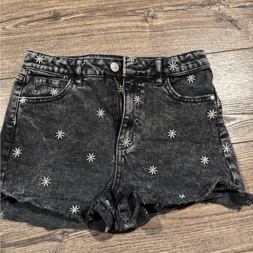 Art Class Black Jean Shorts